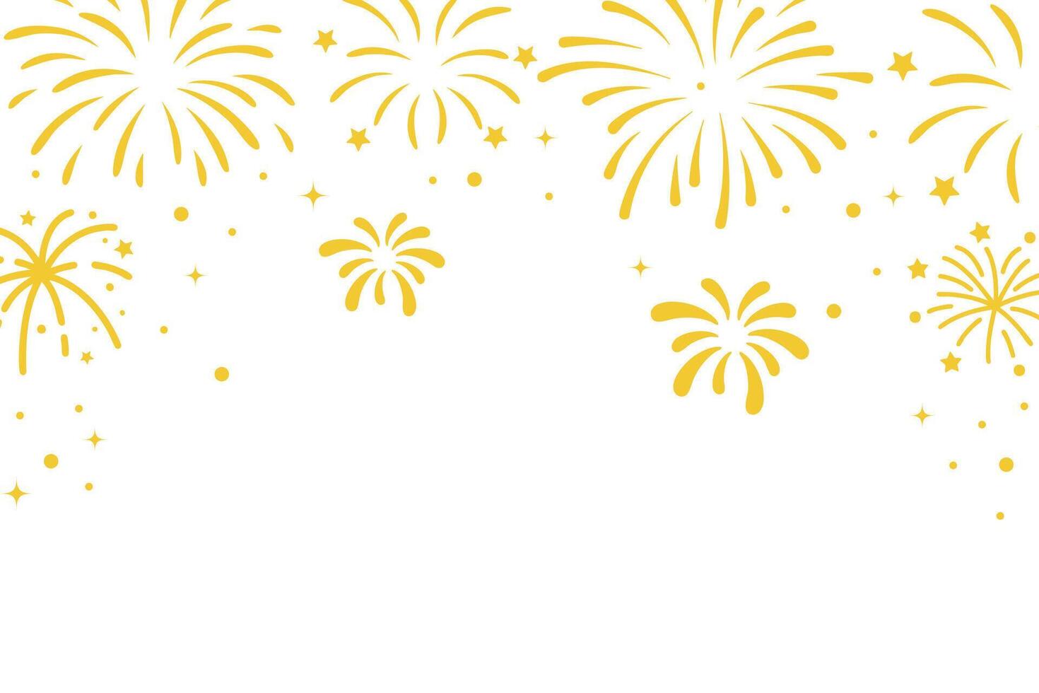 Light background of fireworks in flat style vector