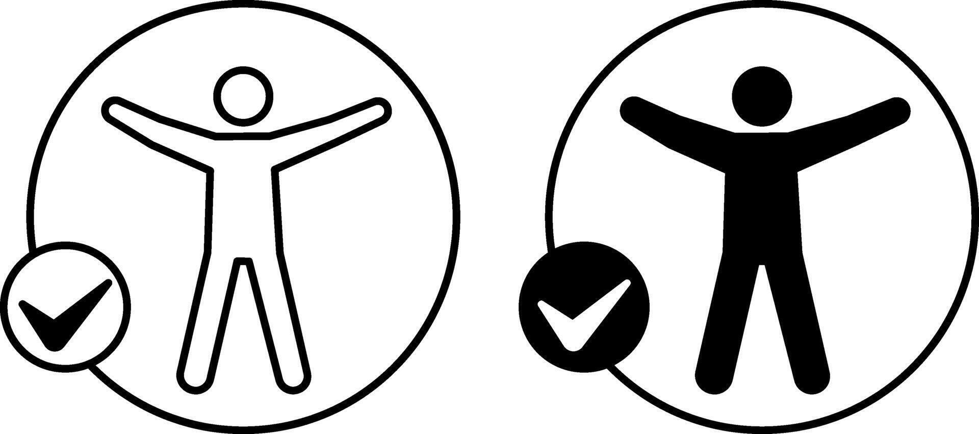 Accessibility Icons. Black and White Illustrations. Universal Accessibility, Removing Barriers. Disability Concept vector