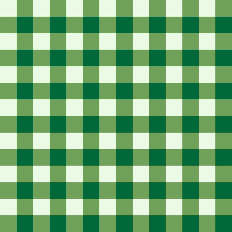 Green checkered pattern in a stylish plaid design for festive themes, illustration vector