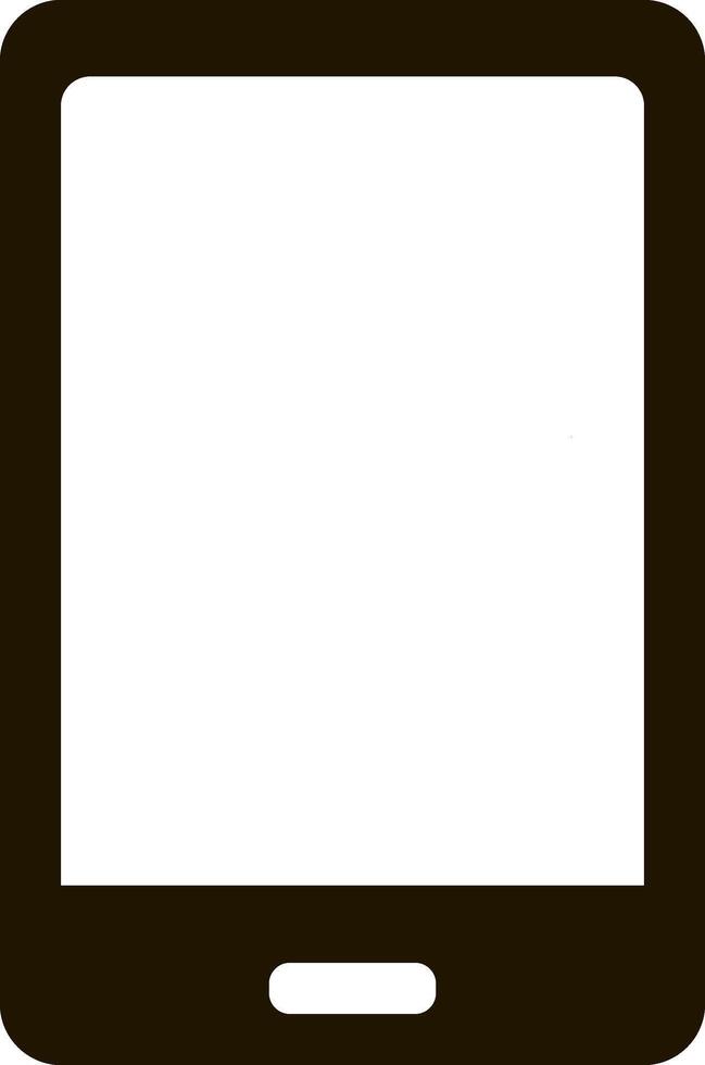 Stencil mobile icon isolated. Communication art phone. Telephone black clipart vector