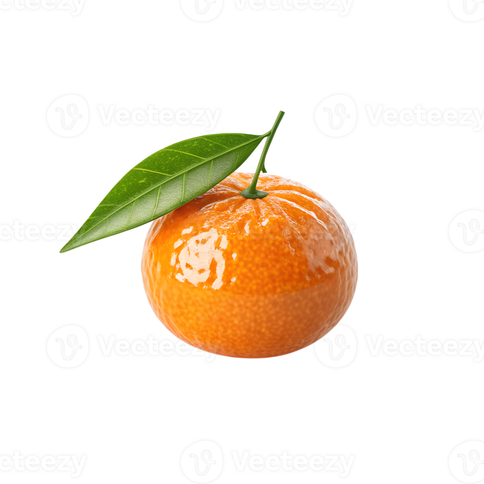 3D icon, Minimalistic Clementine, isolated on a transparent background png