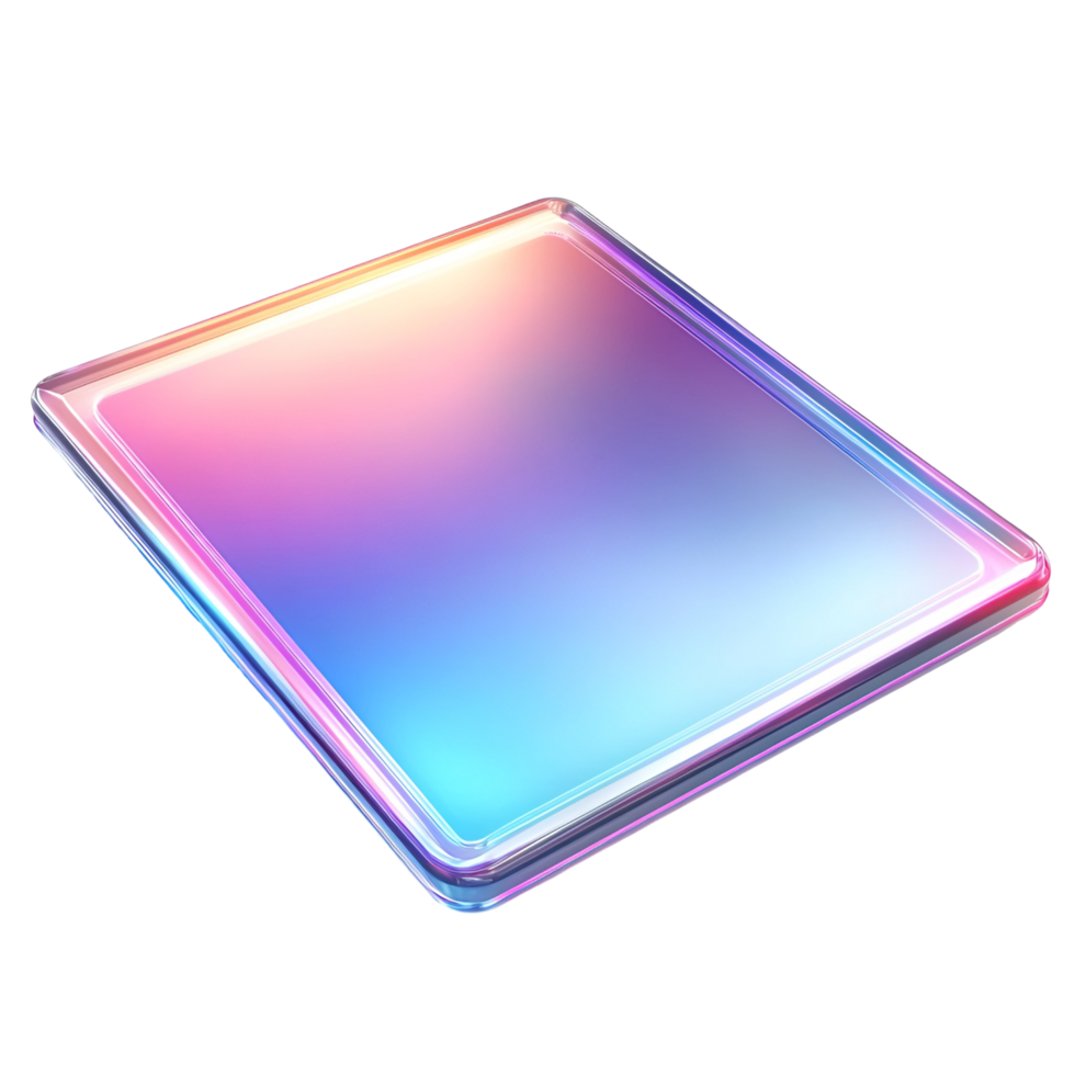 Colorful Geometric Square Abstract Art Transparent Background png