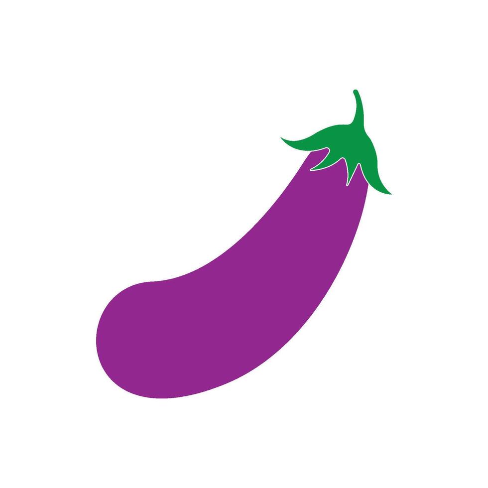 eggplant illustration icon vector