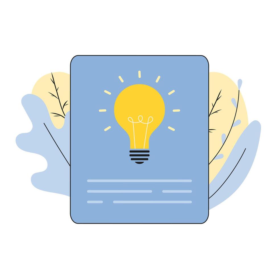 Help suggestion as quick tips icon badge. Top tips advice note icon. Idea bulb education tricks. Flat cartoon style. illustration vector