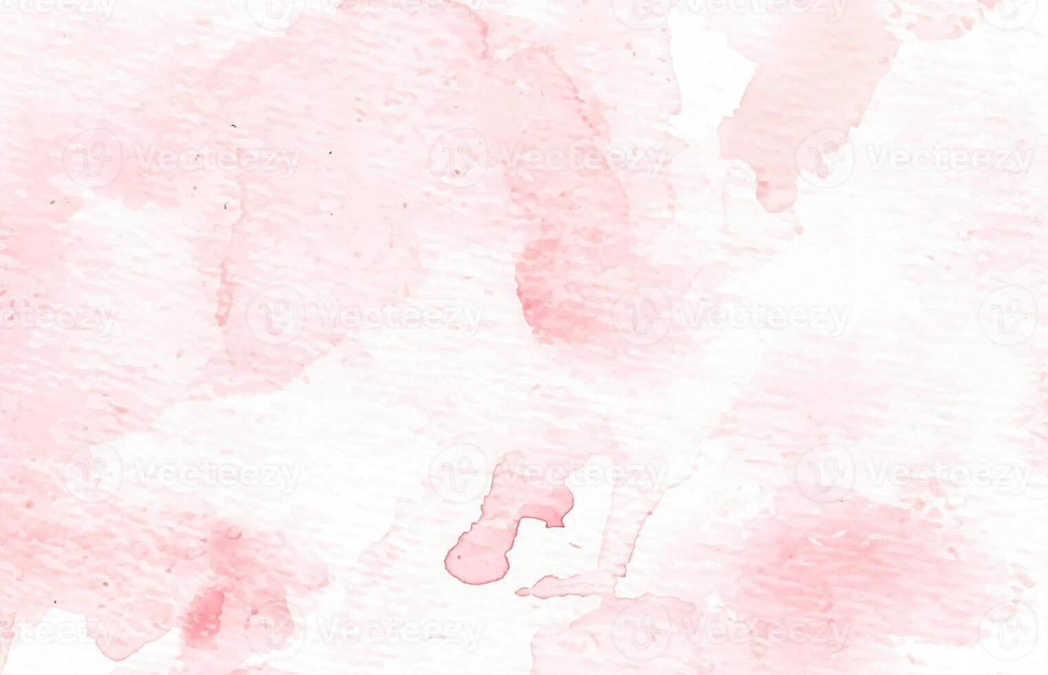 Soft Pink Watercolor Stained Paper Texture photo