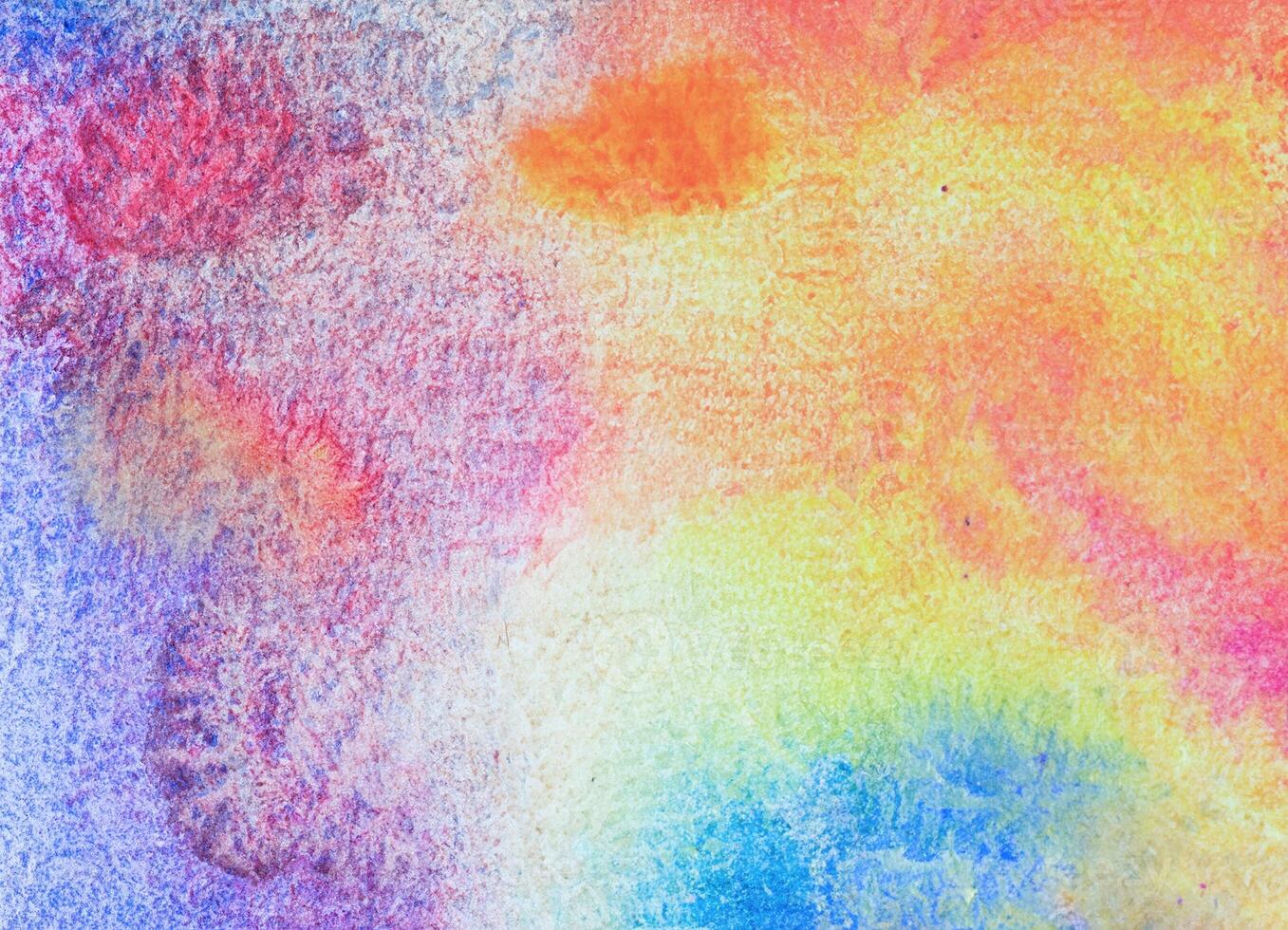 Colorful Watercolor Texture with Rainbow Gradient photo
