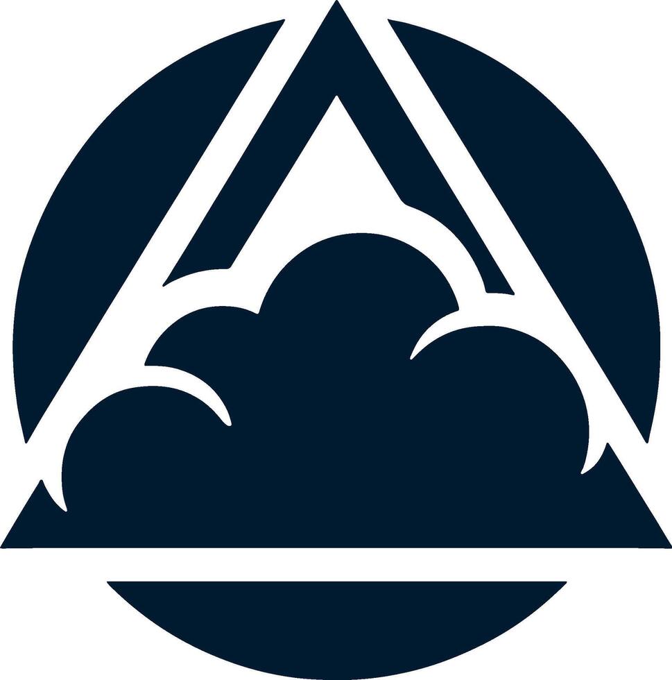 Cloud computing logo vector