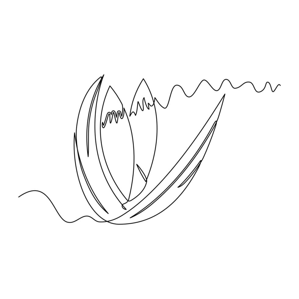 one line art Oat Seeds illustration. line art, one continuous line, simple, hand drawn and sketch style. for icons, symbols, signs or logos vector