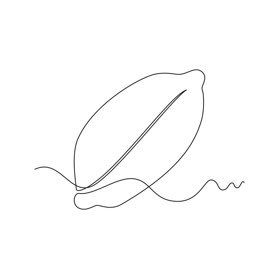 one line art Wheat Seeds illustration. line art, one continuous line, simple, hand drawn and sketch style. for icons, symbols, signs or logos vector