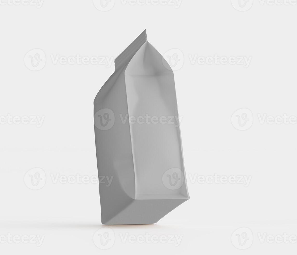 A paper bag with a white background photo