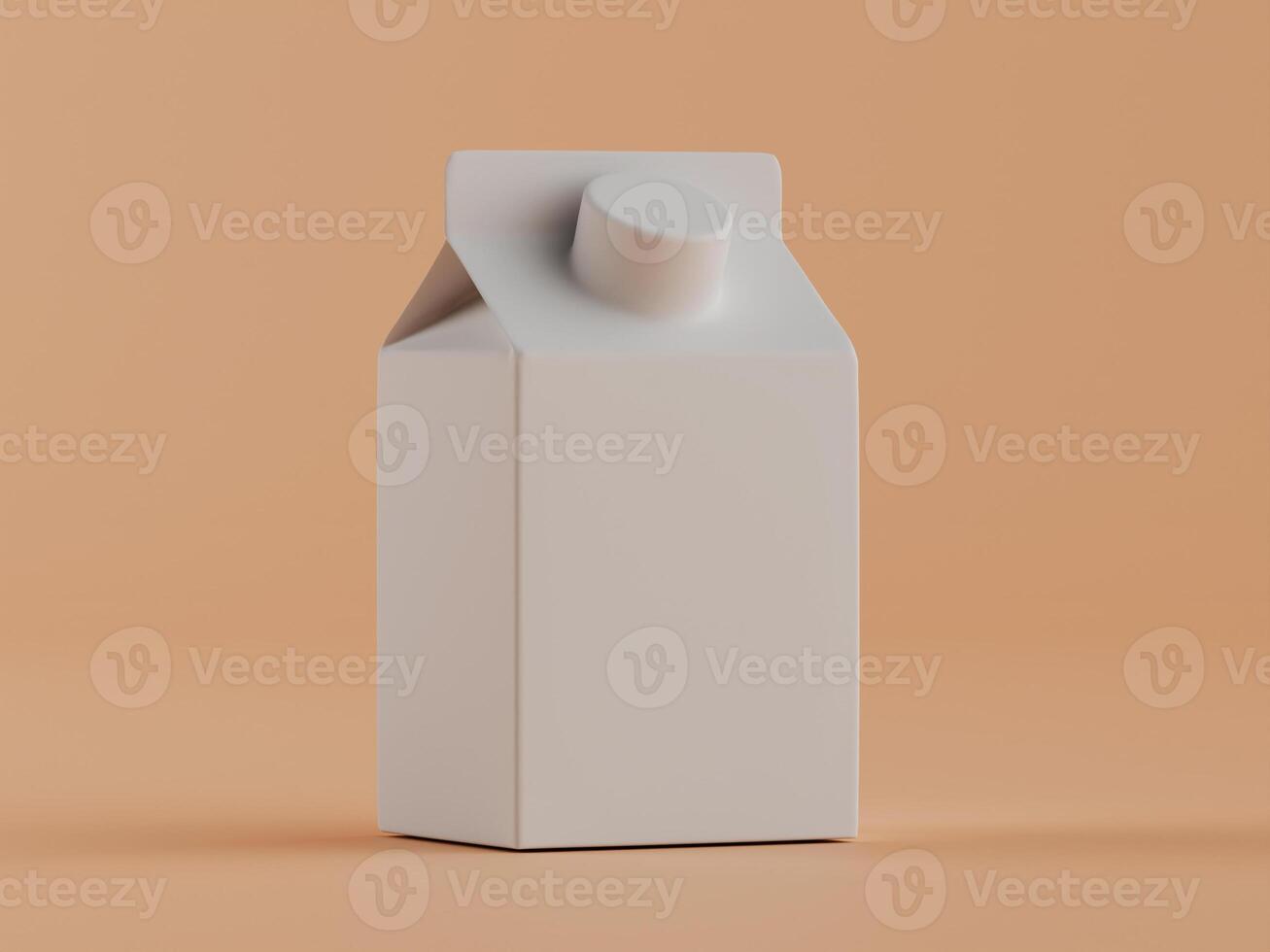 Blank light gray carton mockup photo