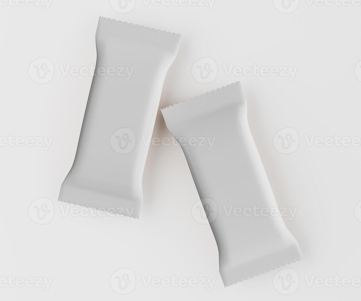 Food bar wrappers mockup photo
