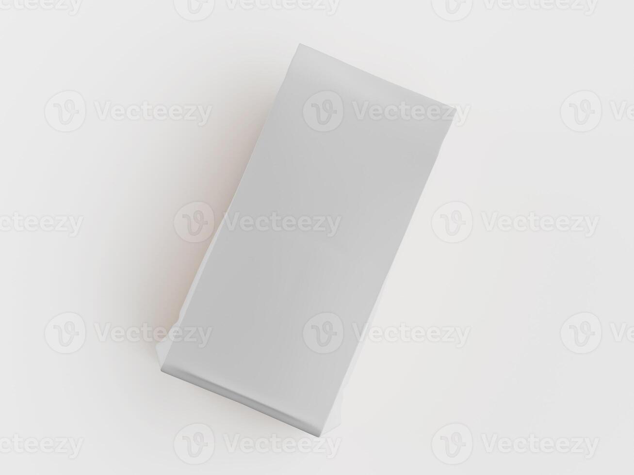A blank white paper on a white surface photo