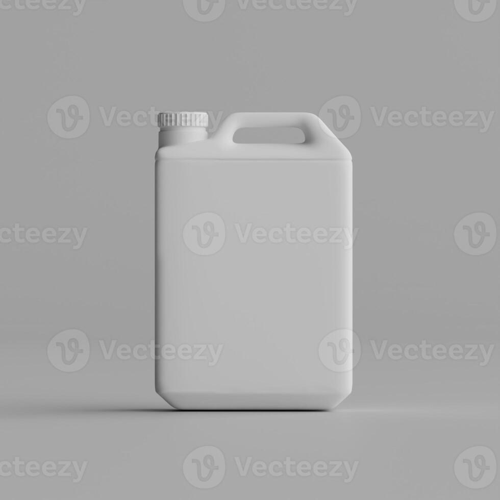 A plastic container with a lid on a gray background photo