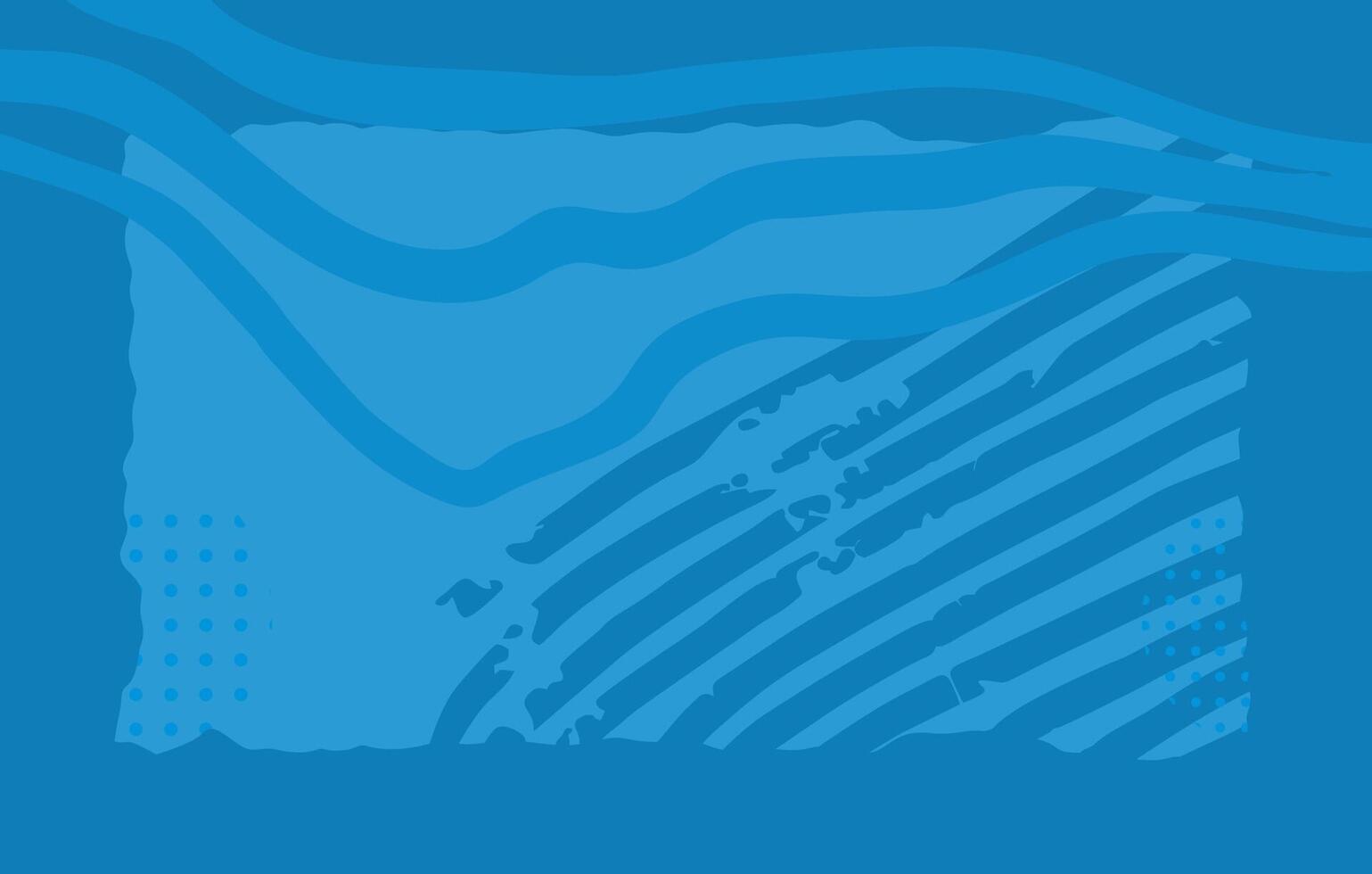 Dynamic Blue Layered Wave Design vector