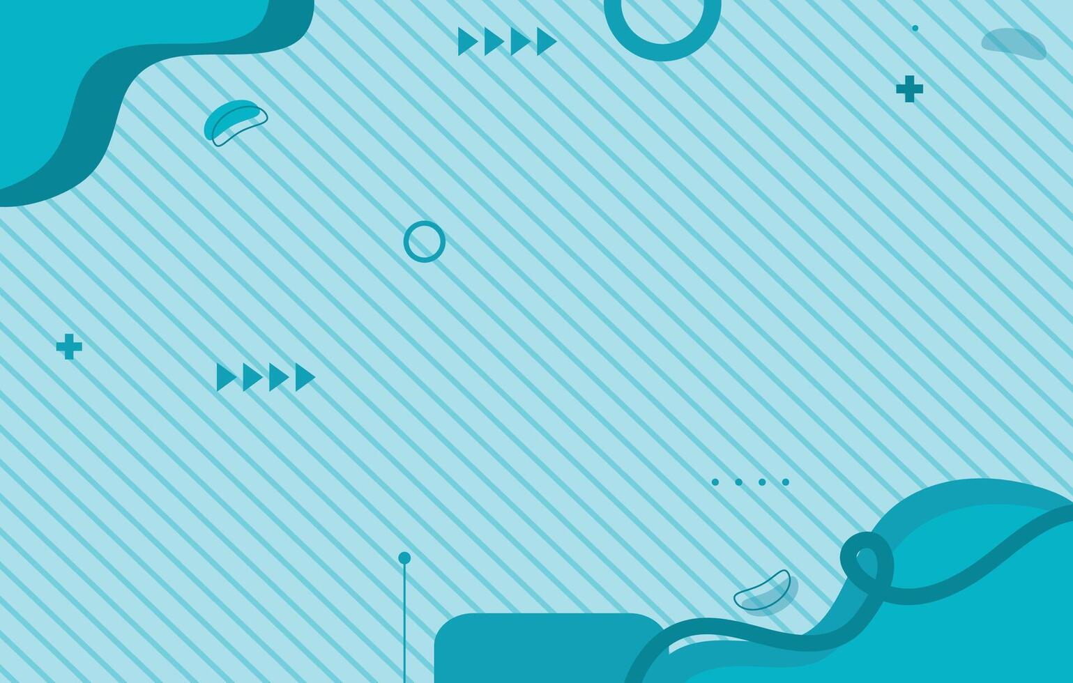 Serene Blue Abstract Sea Design vector
