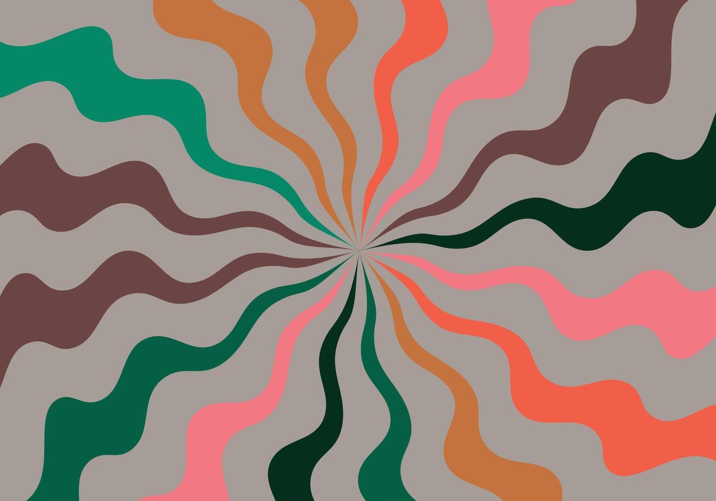 A colorful abstract pattern with waves and colors vector