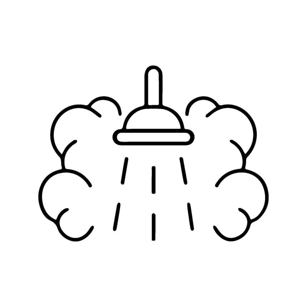 Shower Head Illustration. vector