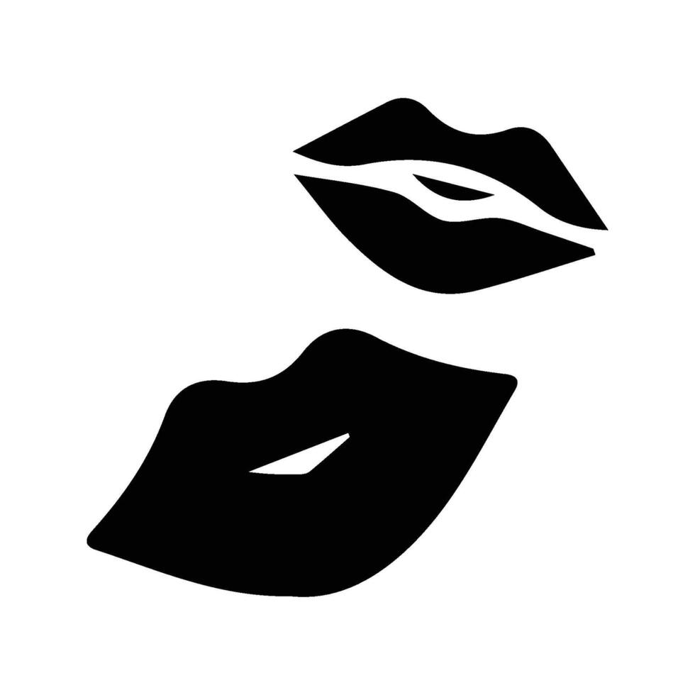 Woman's Lips Icon. vector