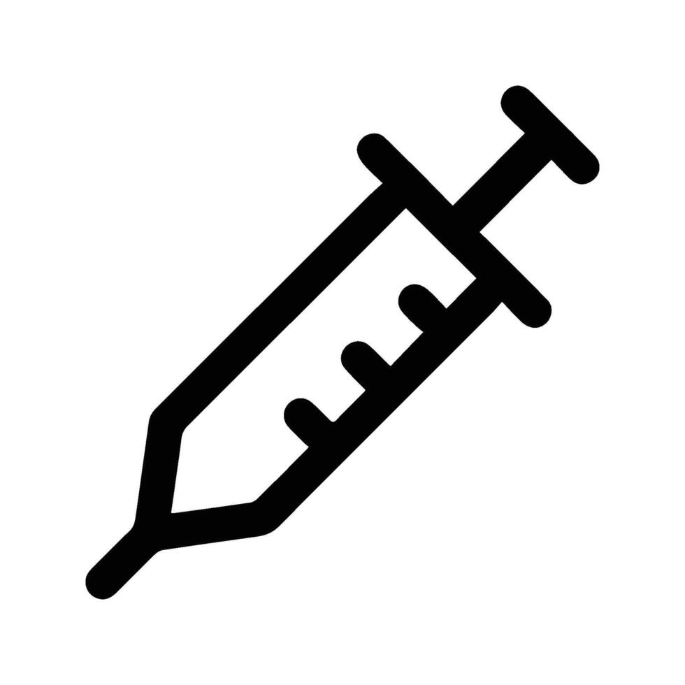 Syringe Icon. Vaccination Symbol Syringe Illustration. EPS 10. vector