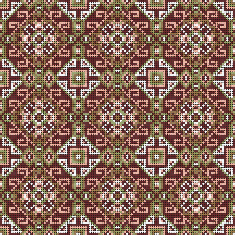 Circle seamless pattern,geometric ethnic oriental seamless pattern vector
