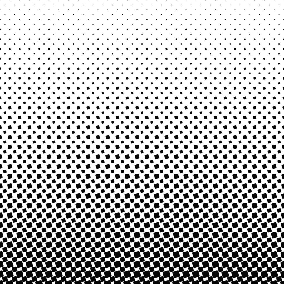Geometrical random diagonal square pattern background - black and white abstract graphic design vector
