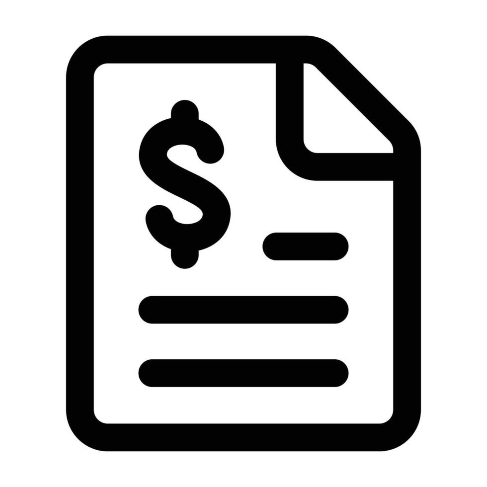 Simple Loan outline icon. The icon can be used for websites, print templates, presentation templates, illustrations, etc vector