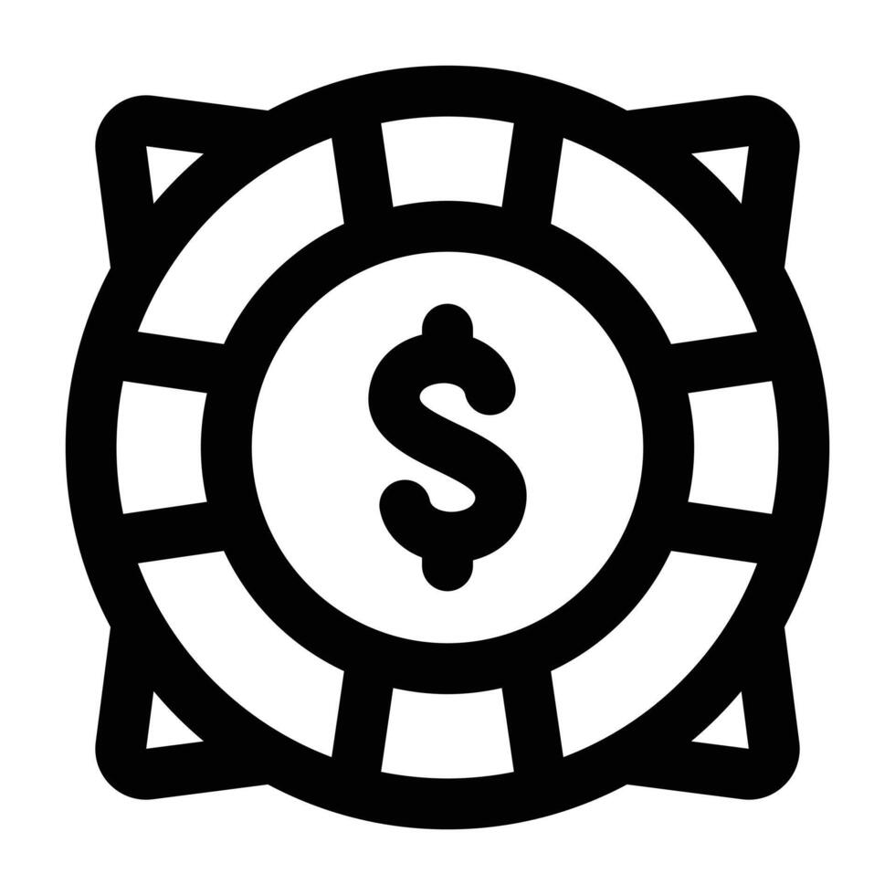 Simple Help outline icon. The icon can be used for websites, print templates, presentation templates, illustrations, etc vector