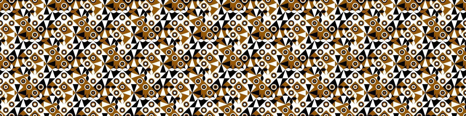 Horizontal geometric pattern background design - abstract illustration vector