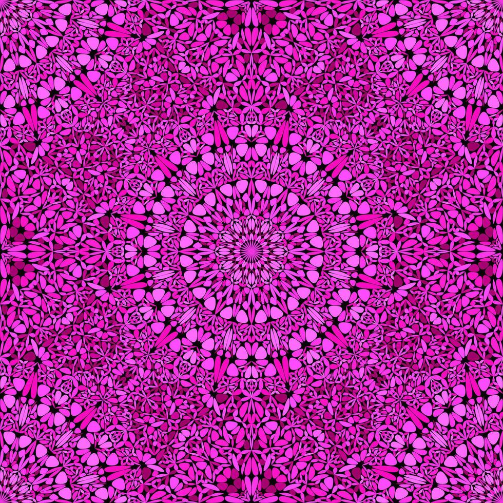 Pink abstract bohemian mandala pattern background art vector
