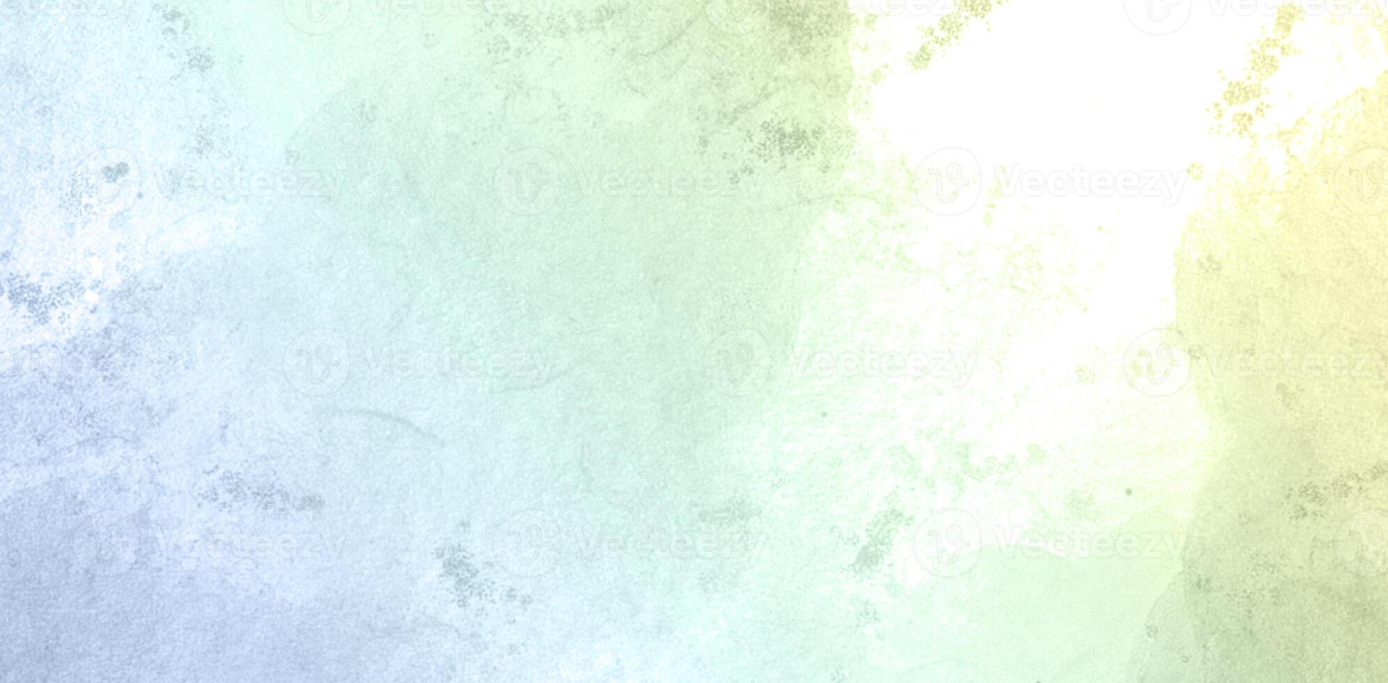 green yellow pastel watercolor blend with soft texture for modern abstract design projects photo