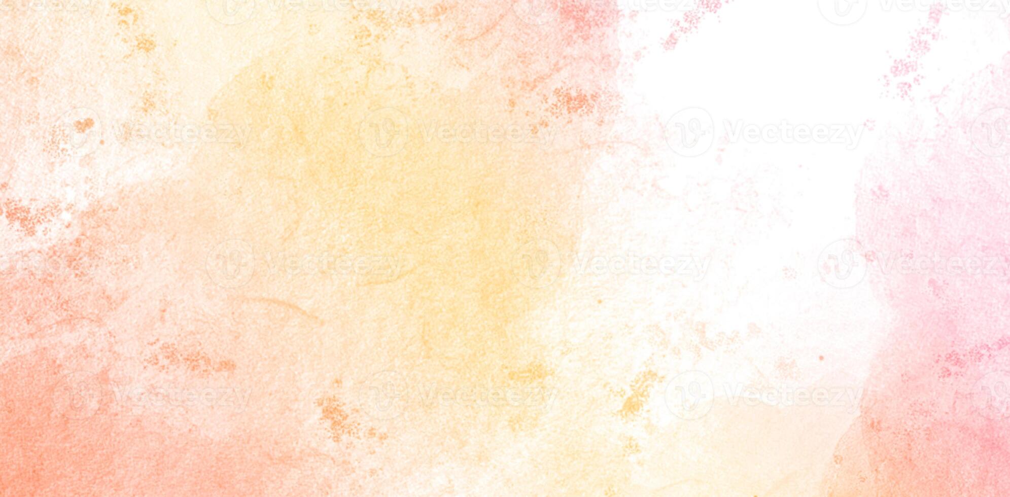 orange yellow red watercolor texture with soft artistic blend for warm colorful background use photo