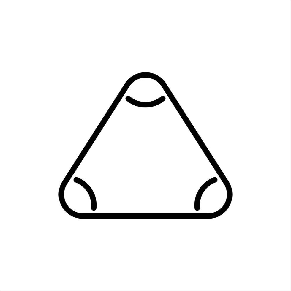 pry tool outline icon. opening tool black line illustration. vector