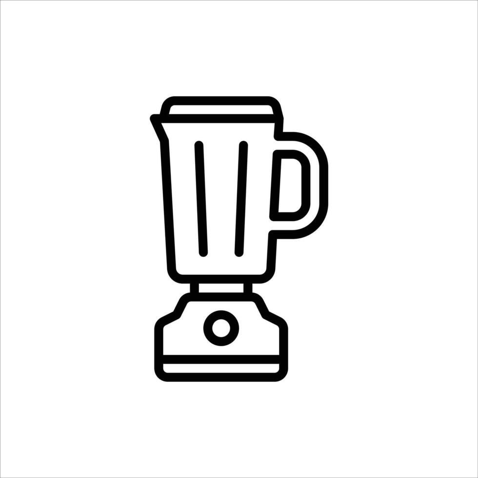 blender outline icon. appliance black line illustration. vector