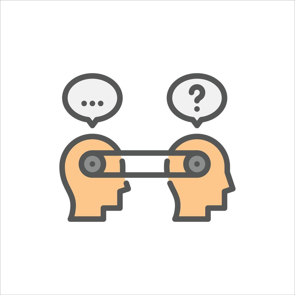 assist filled outline icon. support color line illustration. vector