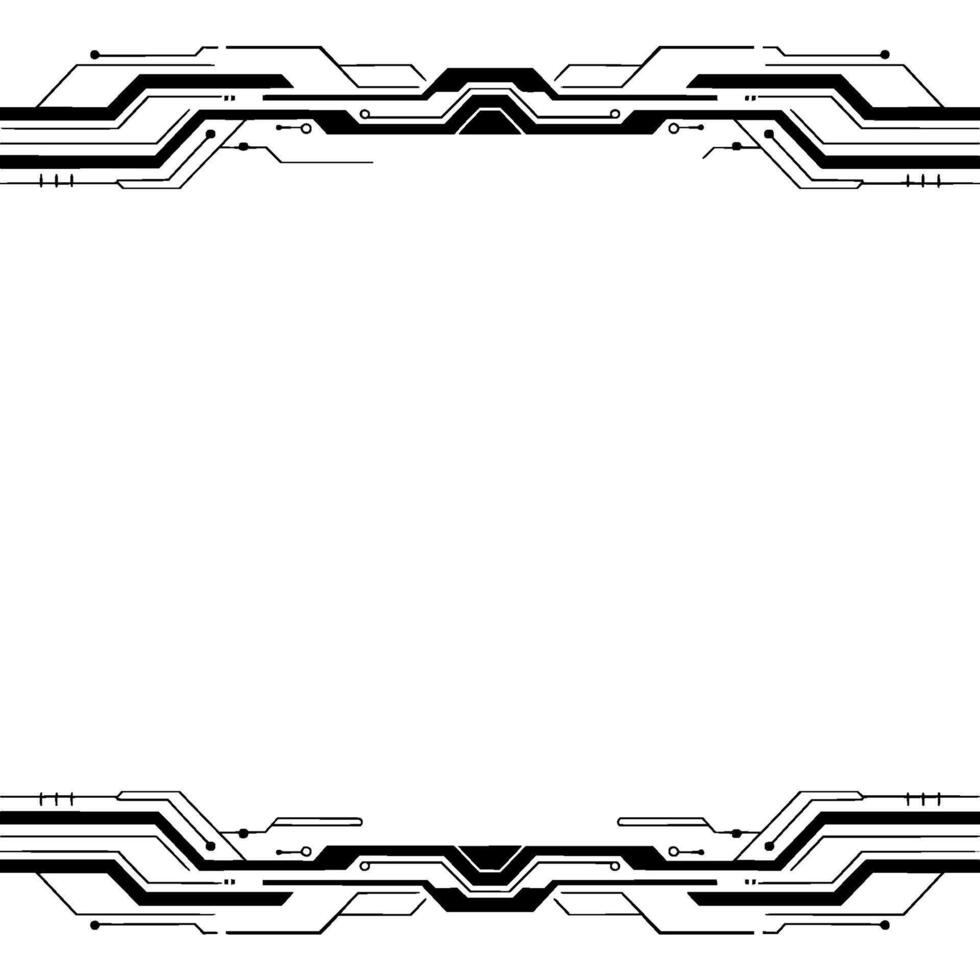 Futuristic Circuit Board , Digital Technology Background, Copy Space vector