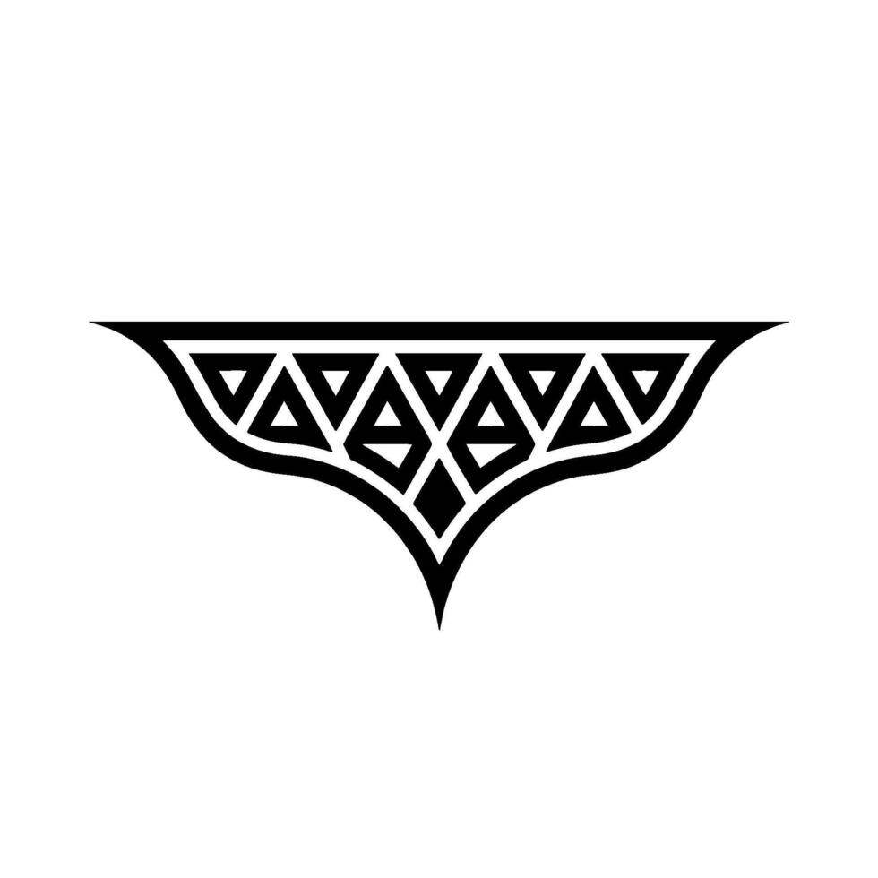 Geometric Symmetry Black And White For Branding Decor vector