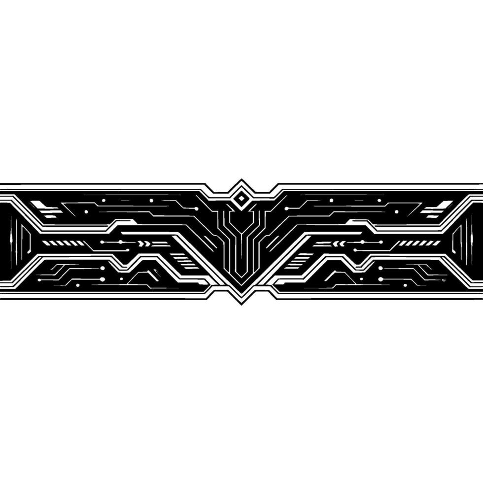 Circuit Board Tech Illustration vector