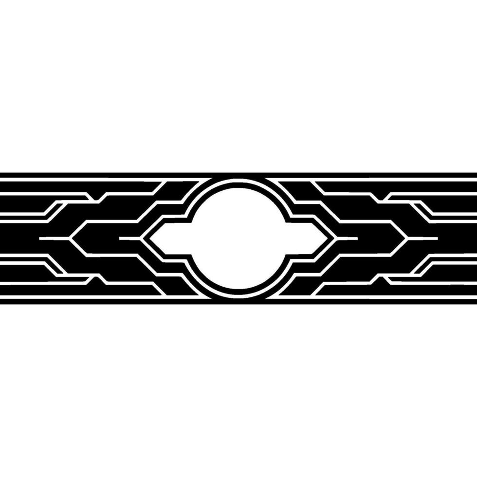 Modern Circuit Board Black White Abstract Background vector