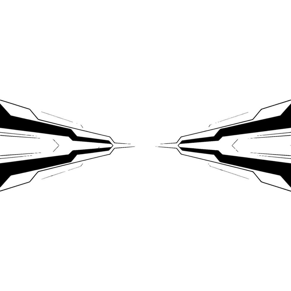 Abstract Geometric Technology Black And White Minimalism vector