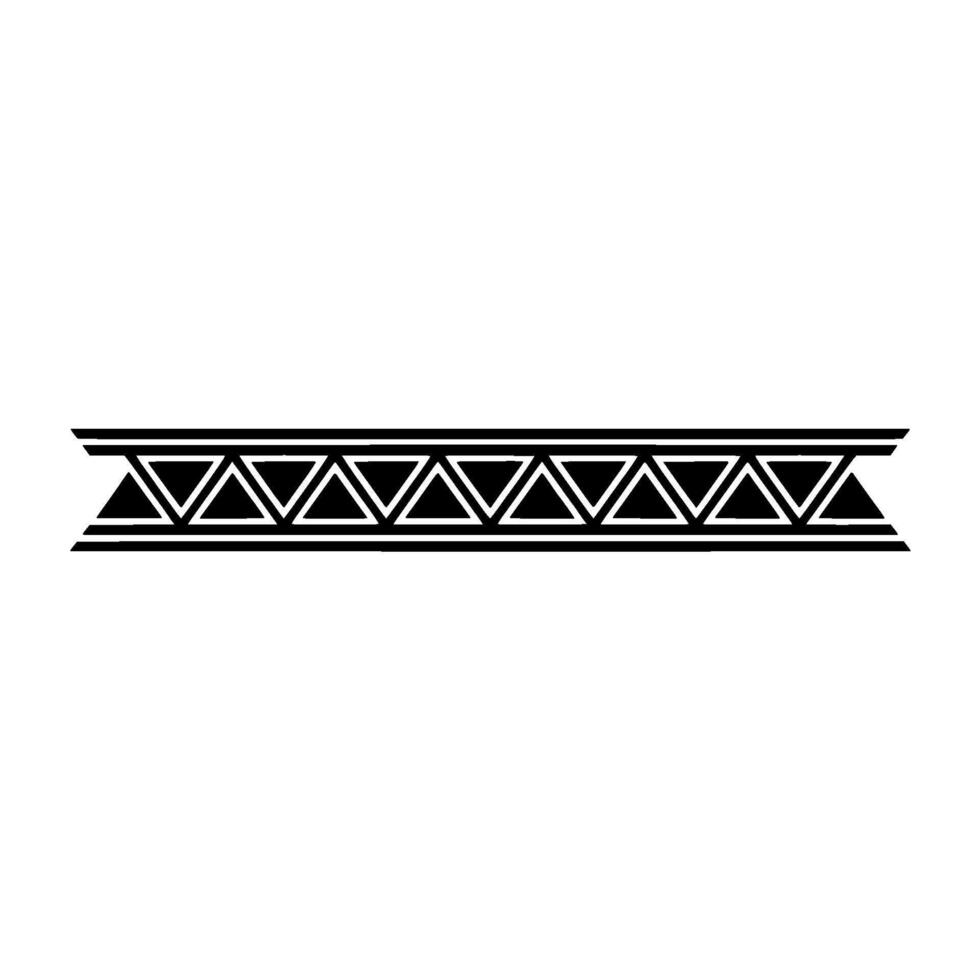 Geometric Black Border Triangular Pattern on a Gradient Background vector