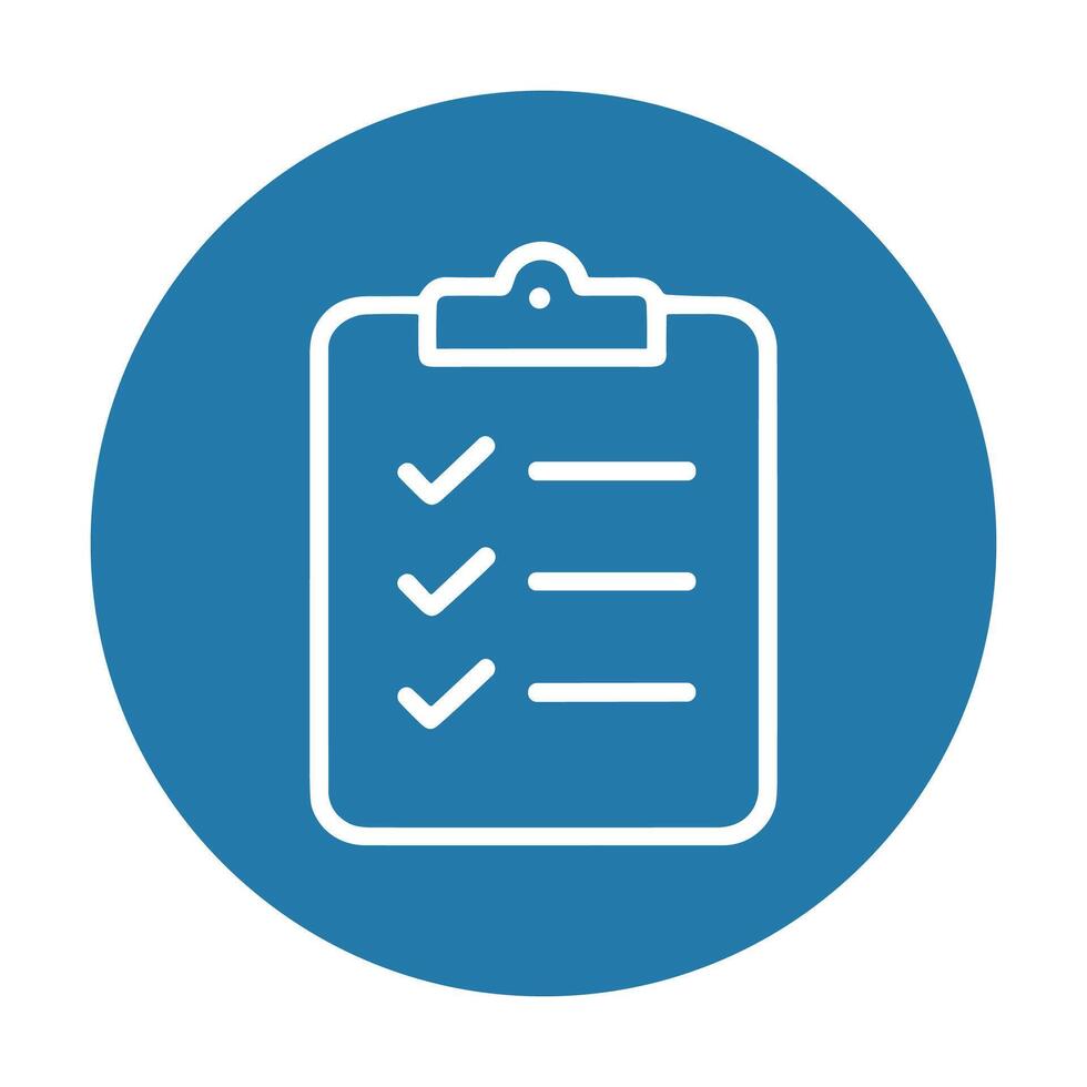 Checked items on a list. Icon symbol illustration vector