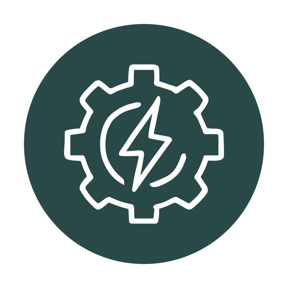 Electrical power engineering concept icon. Icon symbol illustration vector