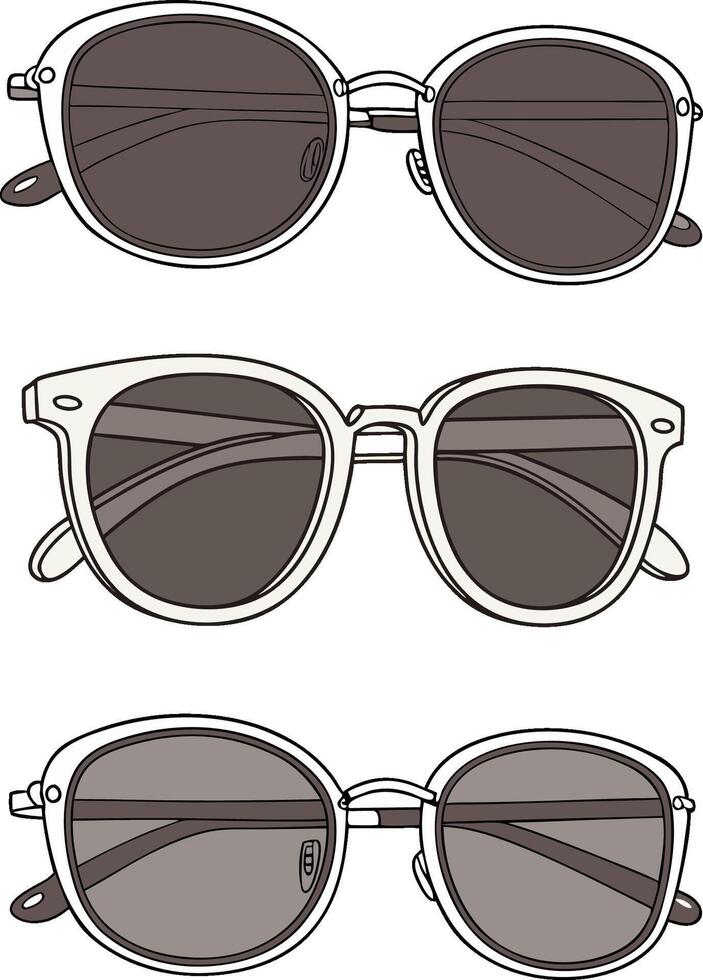 Stylish Sunglasses Illustration vector