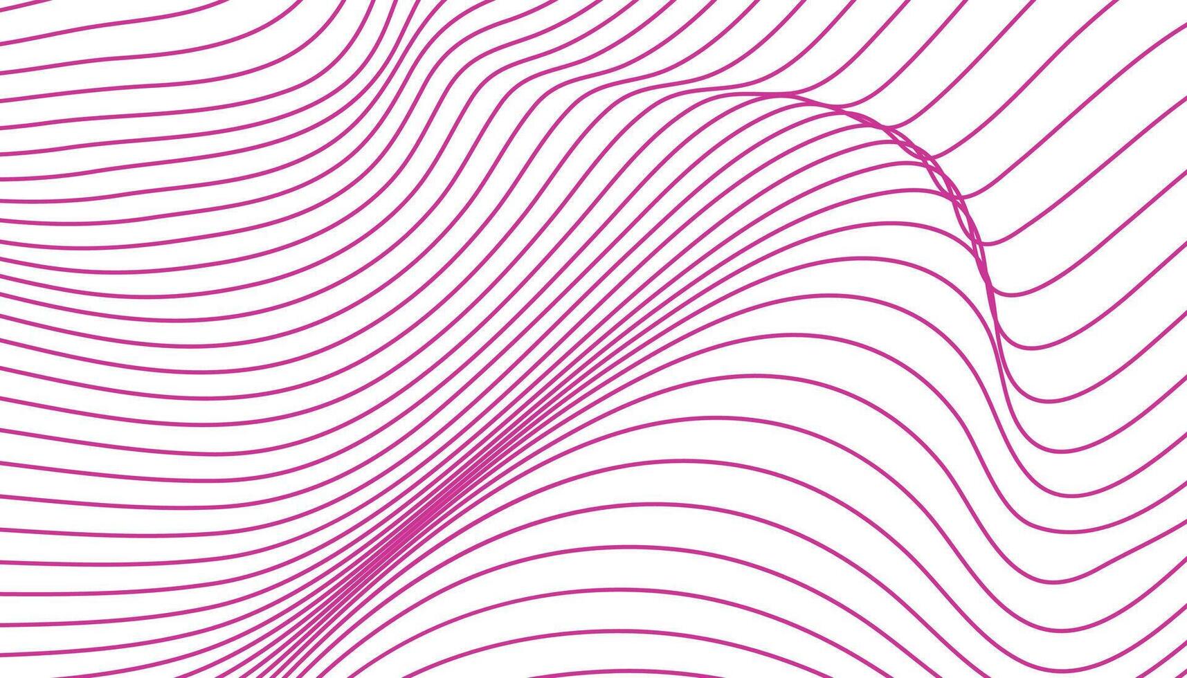 A pink wave pattern on a white background vector
