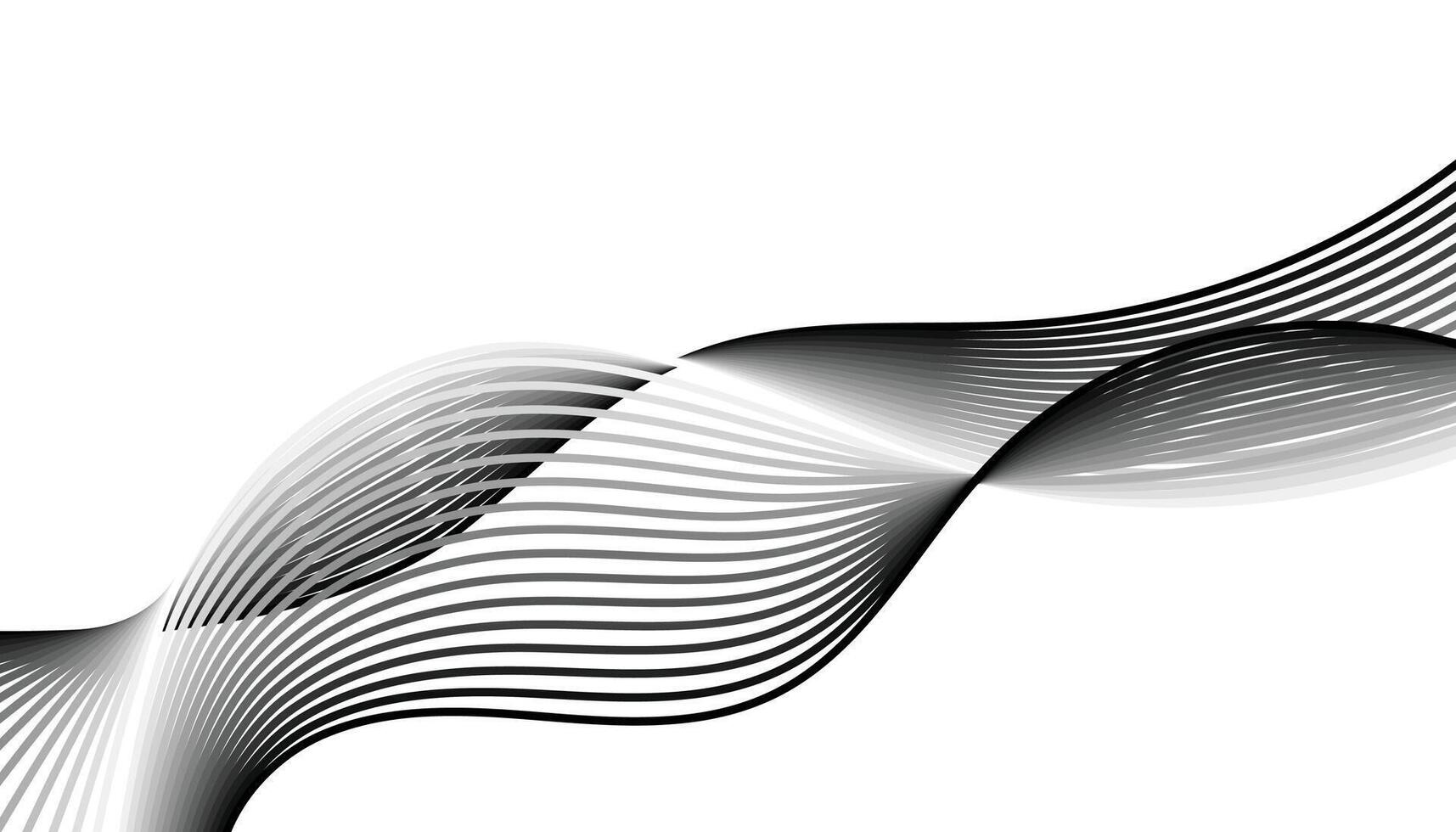 Abstract wave background vector