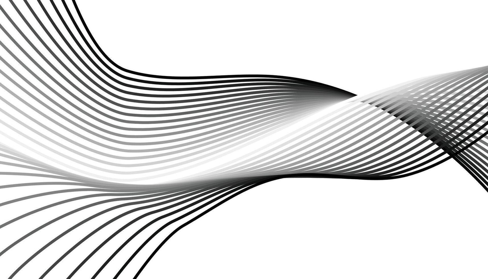 Abstract wave illustration vector