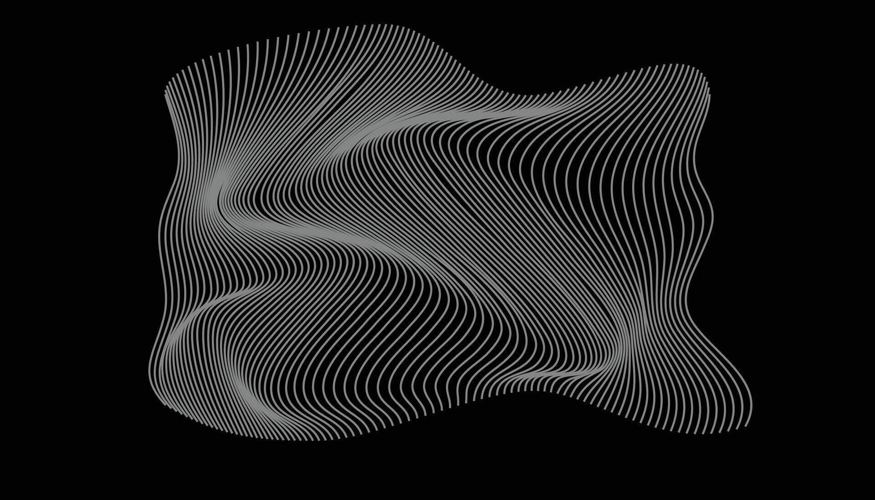 Abstract wave line illustration vector