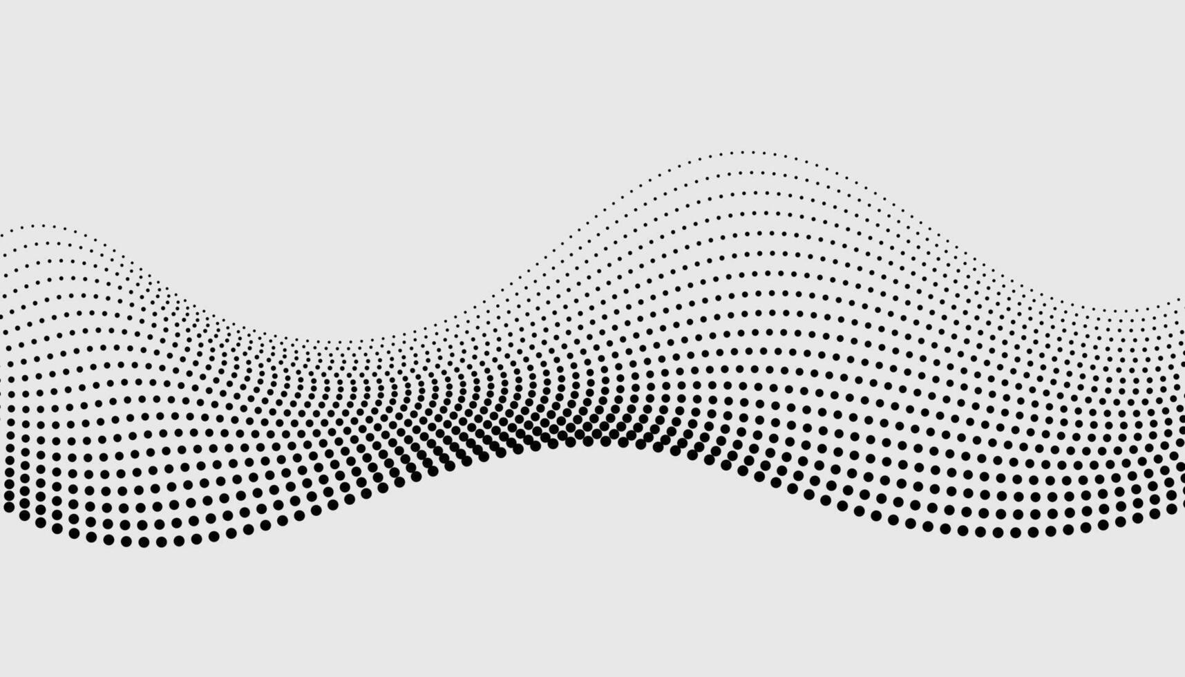 Black and white wave pattern on a white background vector