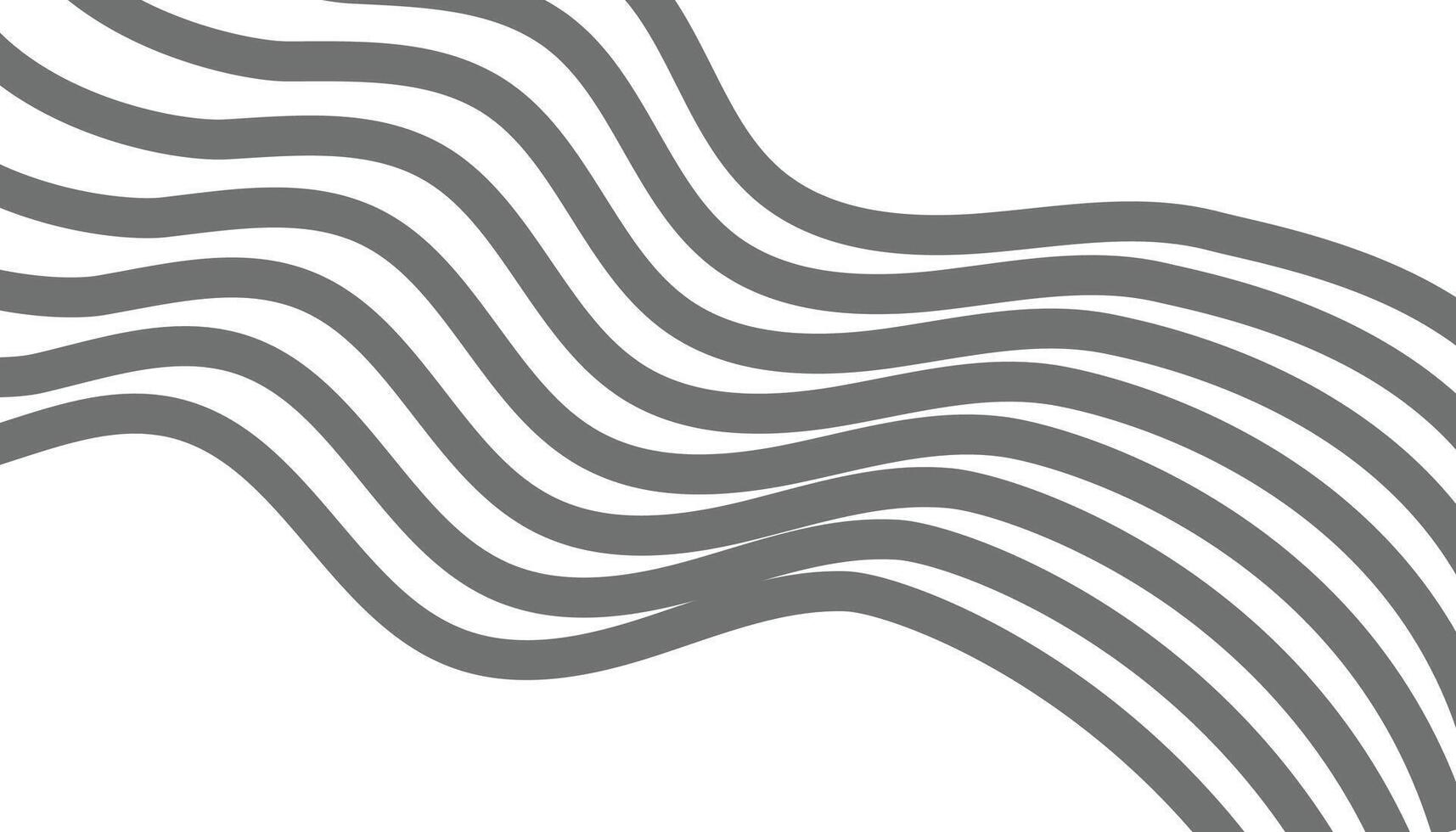 A gray wave pattern on a white background vector